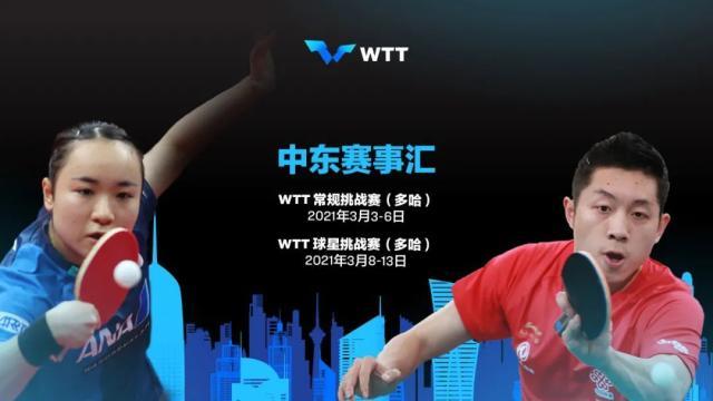 世界杯出线形势-国乒6人出战WTT多哈赛 许昕孙颖莎混双成“重头戏”